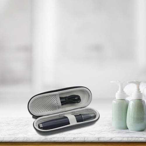 HUANGING Hard Travel Carrying Case Storage Bags Soft Lining for Nose Hair Trimmers Protectors Box — view 3