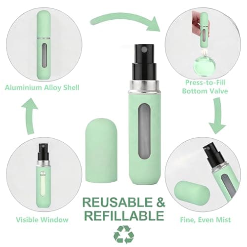 Chimley Perfume Travel Bottle, Refillable & Leak-Proof Atomiser — view 2