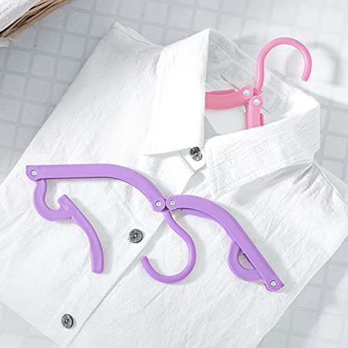12 Pcs Travel Folding Hanger Household Multifunctional Portable Hanger for Holiday Camping, Indoor and Outdoor Use — view 6