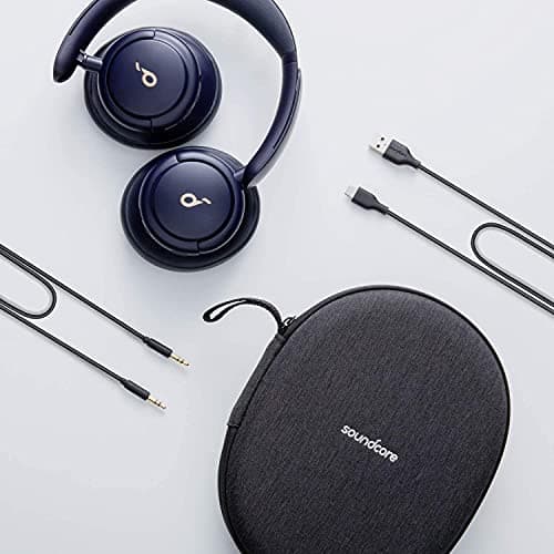 soundcore by Anker Life Q30 Hybrid Active Noise Cancelling Headphones with Multiple Modes, Hi-Res Sound, Custom EQ via App, 40H Playtime,Bluetooth Headphones, Multipoint Connection(Renewed) — view 6