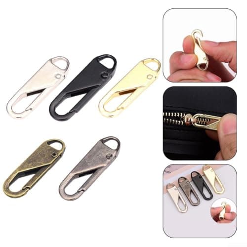 Zipper Repair Tab 3.7cm for Bags Boots Luggage(Silver) — view 4