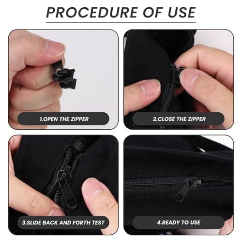 18Pcs Zipper Pull Replacement 3 Sizes Zip Repair kit #3#5#8 — view 4