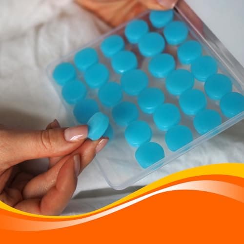 30Pcs Reusable Silicone Wax Ear Plugs - 32dB Noise Cancelling for Sleep — view 6