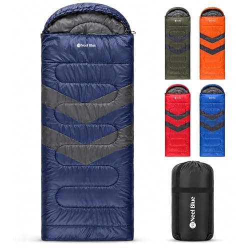 Trimming Shop 4 Season Waterproof Backpacking Sleeping Bag 6ft - Navy