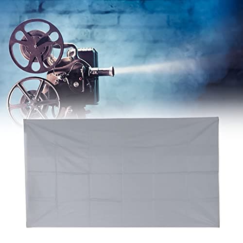 Lazmin112 4K Anti Light Foldable Portable Projector Screen, High Definition, Metal Microbead, Vivid Color, Fine Texture, 6x Color Condenser, Easy to Clean (100 Inches) — view 4