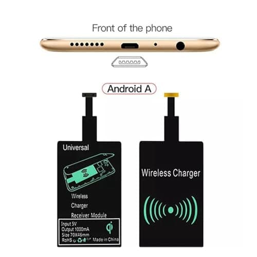 2X Wireless Charging Receiver Universal Fast Wireless Charger Adapter(for Micro-USB A) — view 4