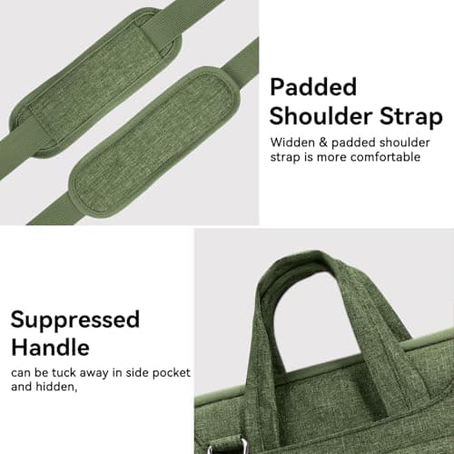 Voova 15-15.6 inch Laptop Shoulder Bag MacBook Sleeve, Computer Bags — view 6