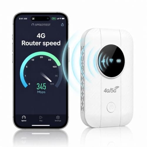 5G Portable WiFi 6 MiFi Hotspot,Mobile WiFi Router 5G,Portable WiFi Router