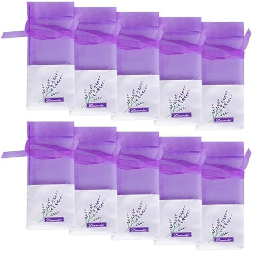 YHTCC 10Pcs Lavender Bags Empty for Wardrobes Storage Scented