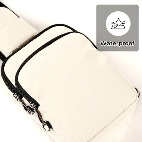 BROADREAM Anti-theft Shoulder Bag - Sling Chest Crossbody Bag Chest Bag Men Waterproof Shoulder Bag with Zip Lock RFID Blocking, Small Handbag for Men Women — view 5