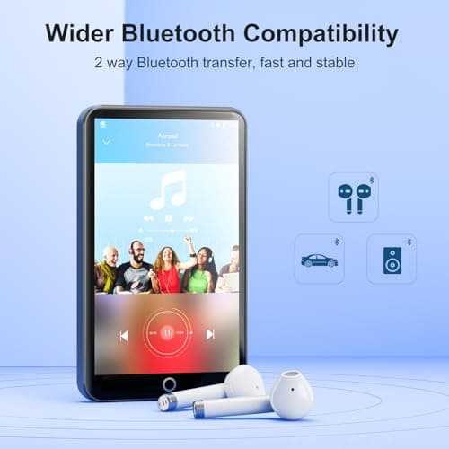 MECHEN Android MP3 Player 4" Touchscreen Bluetooth WiFi Gray — view 5