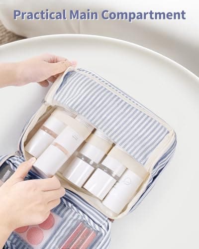 Narwey Travel Hanging Toiletry Bags for Women, Wash Bag for Toiletries — view 3