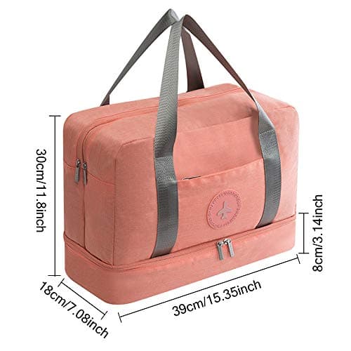 Kaxich Sports Bag with Shoe Compartment Waterproof Travel Bag Large Capacity Handbag for Men and Women — view 2