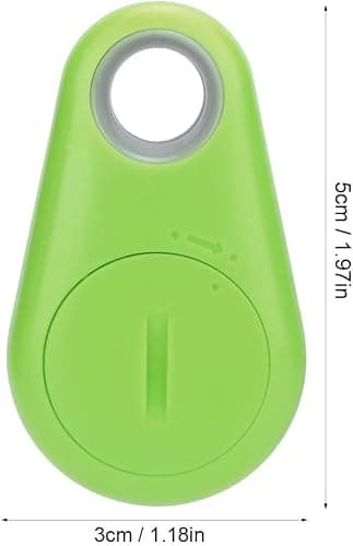 Powerful Bluetooth Item Finder–Smart Tracker Travel-Friendly, Replaceable Battery Remote control Prevent Loss Wallet, Suitcase Anti-Lost Device Luggage for pets cat (Green) — view 4