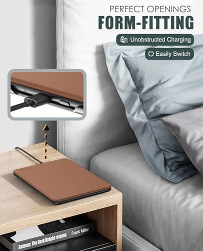 MoKo Case for 7" Kindle Paperwhite 12th Gen&Colorsoft 2024, Brown — view 6