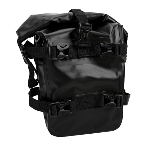 Ejoyous Motorcycle Crash Bar Bag 8L 840D TPU Storage (Black) — view 2