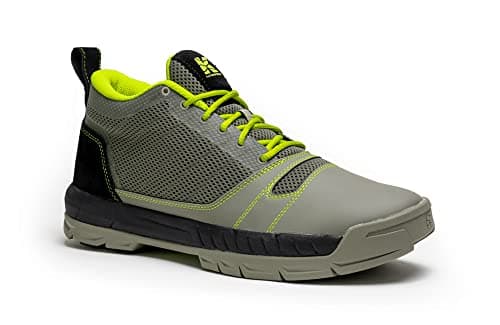 Kujo Yardwear | Yard Shoe | Water Resistant and Slip Resistant | Breathable Outdoor Shoe, Grey/Green, 8.5 UK