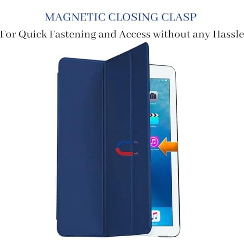 Case for iPad Mini 4th(2015) / Mini 5th(2019) Generation, Smart Magnetic Cover - Auto Wake/Sleep - Mini 4/5 Model No. A1538 / A1550 / A2124 / A2125 / A2126 / A2133 (Blue) — view 6