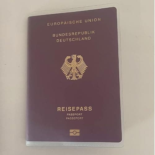 Pack of 4 | UK Passport Covers Transparent, Protective Passport Holders, Frosted PVC Passport Case, UK Passport Cover Water & Dust Proof, Anti Scratches — view 6