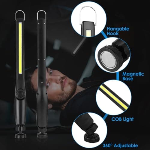 Goerpn 700 Lumen Rechargeable COB LED Work Light Portable Inspection Light — view 5