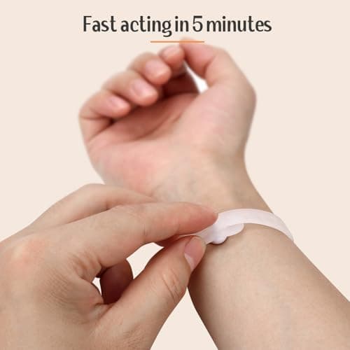 SZSTYYP Nausea Bands for Morning Sickness Relief Motion Sickness Bands Sea Sickness Wristbands Adjustable Acupressure Nausea Wristband-Pink — view 4