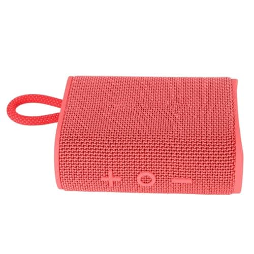 SIXRUN Bluetooth 5.3 Speaker, IPX7 RGB Light (Red)