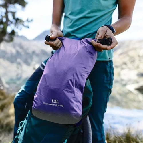 Ultra-Sil Dry Bag, Ultralight Dry Sacks Roll-Top Compression Sack 3L Orange — view 3