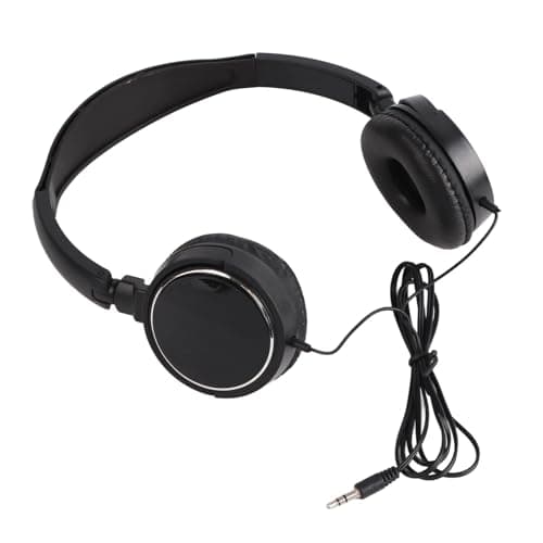 Haosie Wired Headphones Over Ear, Overhead Headphones Wired, Foldable