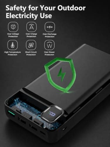 DRMARE 50000mAh Power Bank, 22.5W PD Fast Portable Charger Battery Pack — view 3