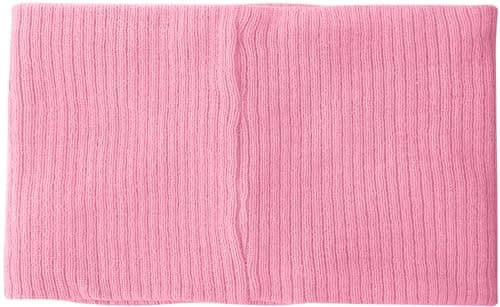 ATNKE Winter Warm Neck Gaiters Thicken Windproof Scarves Dust Face Mask Ski Circle Double Layer Fleece Lined Knit Scarf Gifts for Men and Women/Pink — view 3