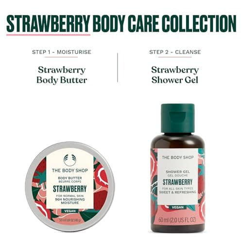 Strawberry Treats Gift Set, 2-Piece Full-Size Body Care (Worth £10.5) — view 5
