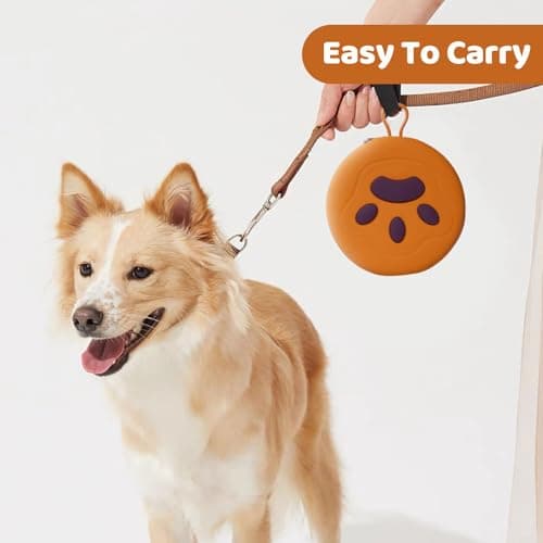Collapsible Double Travel Dog Bowls with Zip Case | 2 in 1 Portable Dog/Cat Bowl for Food & Water | Lightweight & Space Saving for Camping, Hiking & On the Go | Ideal for Dogs — view 4