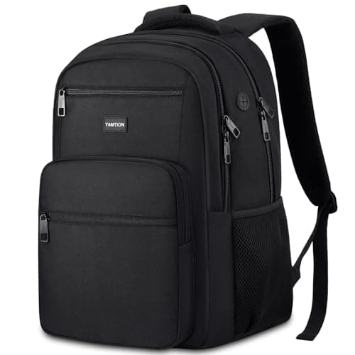 YAMTION Laptop Backpack, Rucksack for Men, Backpack Mens, School Bag, Laptop Rucksack for Men Women School College Business, Fits 15.6 Inch