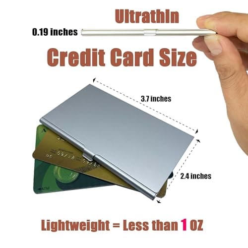 Aluminum SIM Card Case, 12 Slots Ultrathin Nano SIM Card Holder with SIM Card Adapter Kit for Travelers or Holiday Trip (Silver) — view 6