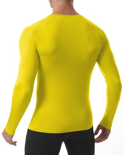 Roadbox Men's Compression Top, Long Sleeve Running Base Layer, Quick-Drying — view 2