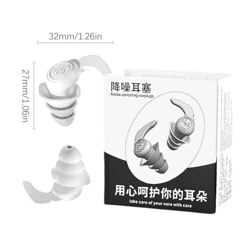 Noise Cancelling Silicone Earplugs | Hearing Protection Travel Earplugs | Waterproof Ear Protection Adults Plugs for Boys, Kids, Girls, Chidren — view 5