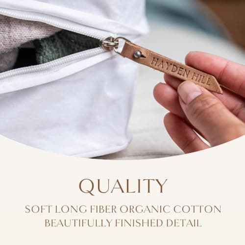 Hayden Hill Luxury Organic Cotton Sweater Storage Bag For Cashmere 15 Inch — view 5