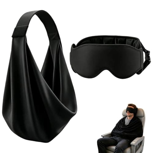 Travel Sleep System 3-in-1 with Pillow, Eye Mask & Body Sling
