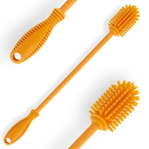 ddLUCK Silicone Bottle Brush for Cleaning, 31cm Water Bottle Cleaner(Qty 1)
