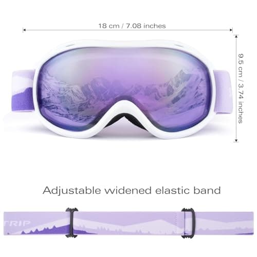 Supertrip Adult Ski Goggles for Men Womens — view 5