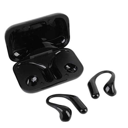Real Time Translation Earbuds Noise Reduction Wireless Bluetooth Translator Earphones Support Multi Languages for Travel Business PC ABS Material Black (Black) — view 6
