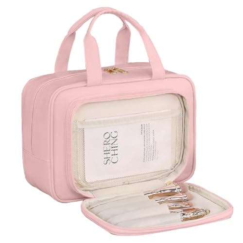 SYEXDZON Full Size Toiletry Bag, Multi-compartments Makeup Bag