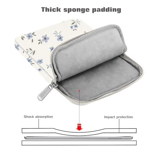 MoKo 9-11 Inch Tablet Sleeve Bag with Soft Padded Lining — view 3
