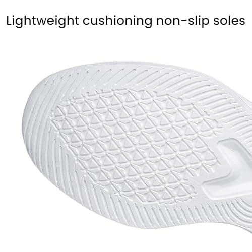 SURFING TREE Womens Trainers Ladies Slip on Shoes Sport Walking Sneakers Lightweight Comfortable Breathable Mesh Shoes Fashion Outdoor Black White Size 5 — view 4