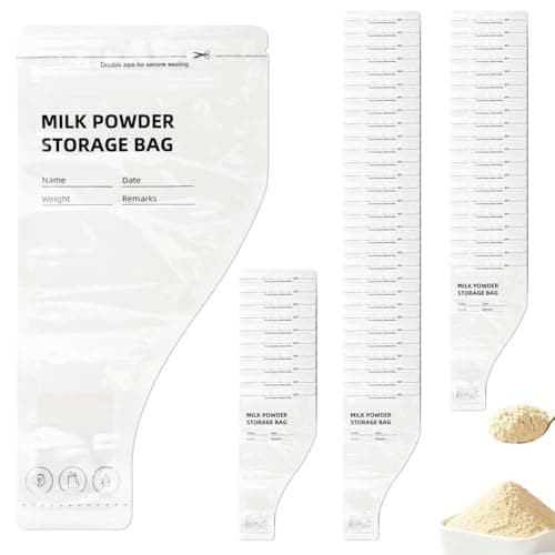 60 Pcs Travel Protein Powder Bags Pre Sealed Portable Storage Gym Travel