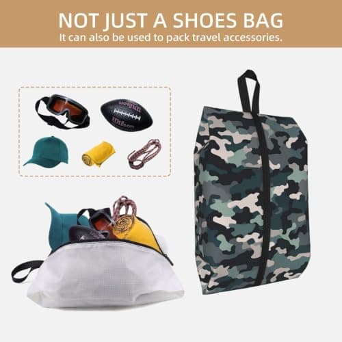 Shoe Bags For Travel Large Waterproof Travel Shoe Bag With Handle, 1 PC — view 5