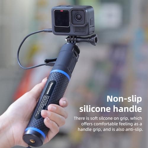 Newmowa 10000mAh Power Bank Handle Grip Tripod for Action Camera & Phone — view 5