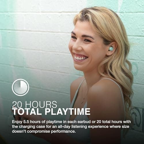 JLab JBuds Mini True Wireless Earbuds with Mic - Bluetooth, Mint — view 6