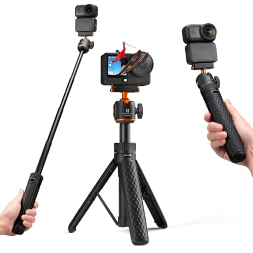 K&F CONCEPT 25.6"/65cm Magnetic Quick Release Tripod for DJI Osmo Action 6