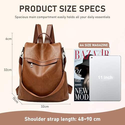 shepretty Backpacks Anti Theft Women Travel Rucksack Shoulder Bag,k — view 4